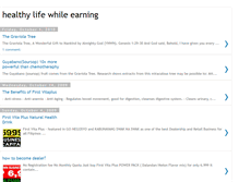Tablet Screenshot of healthylifewhileearning.blogspot.com