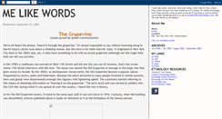 Desktop Screenshot of melikewords.blogspot.com