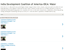 Tablet Screenshot of idca-water.blogspot.com