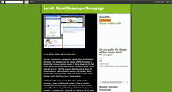 Desktop Screenshot of lovelynepalmessenger.blogspot.com