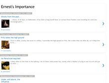 Tablet Screenshot of ernestsimportance.blogspot.com