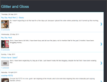 Tablet Screenshot of glitterandgloss.blogspot.com
