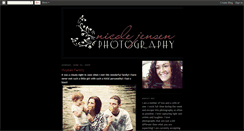 Desktop Screenshot of nicolejensenphotography.blogspot.com