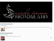 Tablet Screenshot of nicolejensenphotography.blogspot.com