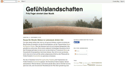 Desktop Screenshot of gefuehlslandschaften.blogspot.com