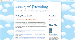 Desktop Screenshot of heart-of-parenting.blogspot.com