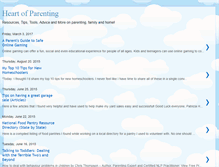 Tablet Screenshot of heart-of-parenting.blogspot.com