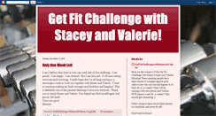 Desktop Screenshot of getfitchallengewithstaceyandvalerie.blogspot.com