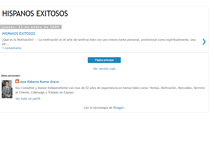 Tablet Screenshot of hispanos-exitosos.blogspot.com