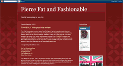 Desktop Screenshot of fiercefatandfashionable.blogspot.com