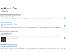 Tablet Screenshot of myducaticom.blogspot.com