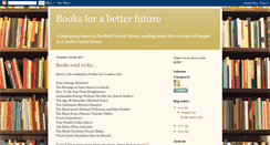 Desktop Screenshot of booksforabetterfuture.blogspot.com