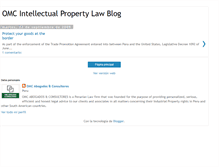 Tablet Screenshot of omcintellectualproperty.blogspot.com