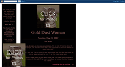 Desktop Screenshot of goldustwoman.blogspot.com