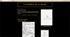 Desktop Screenshot of laguardiadelanoche.blogspot.com
