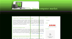 Desktop Screenshot of latestcomputermarket.blogspot.com