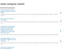Tablet Screenshot of latestcomputermarket.blogspot.com