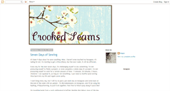 Desktop Screenshot of crookedseams.blogspot.com