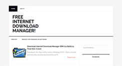Desktop Screenshot of idmforfreedownload.blogspot.com
