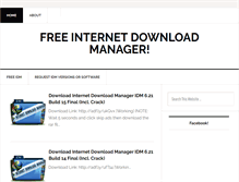 Tablet Screenshot of idmforfreedownload.blogspot.com