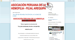 Desktop Screenshot of hemofiliaqp.blogspot.com