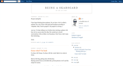 Desktop Screenshot of beingaskarsgard.blogspot.com