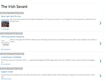 Tablet Screenshot of irishsavant.blogspot.com