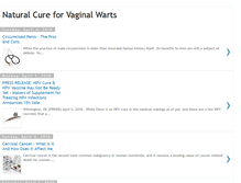 Tablet Screenshot of naturalcureforvaginalwarts.blogspot.com