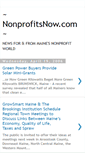 Mobile Screenshot of nonprofitsnow.blogspot.com
