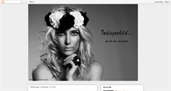 Desktop Screenshot of indiegochild.blogspot.com