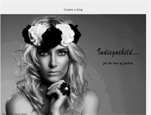 Tablet Screenshot of indiegochild.blogspot.com