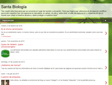 Tablet Screenshot of lasantabiologia.blogspot.com