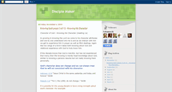 Desktop Screenshot of disciplemakerforjesus.blogspot.com