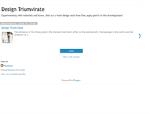 Tablet Screenshot of designtriumvirate.blogspot.com