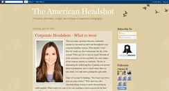 Desktop Screenshot of americanheadshots.blogspot.com