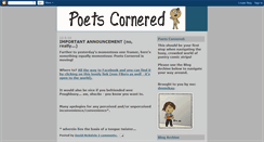 Desktop Screenshot of poetscornered.blogspot.com