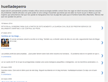 Tablet Screenshot of huelladeperro.blogspot.com