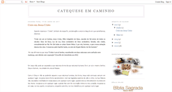 Desktop Screenshot of catequeseemcaminho.blogspot.com