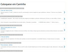 Tablet Screenshot of catequeseemcaminho.blogspot.com