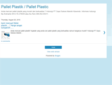 Tablet Screenshot of palletplastik.blogspot.com