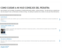 Tablet Screenshot of cuidadospediatricos.blogspot.com