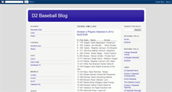 Desktop Screenshot of d2baseball.blogspot.com