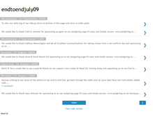Tablet Screenshot of endtoendjuly09.blogspot.com