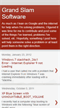 Mobile Screenshot of grandslamsoftware.blogspot.com