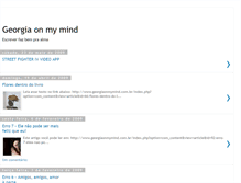 Tablet Screenshot of georgiaonmyminds.blogspot.com