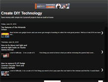 Tablet Screenshot of creatediytech.blogspot.com