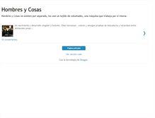 Tablet Screenshot of hombresycosas.blogspot.com
