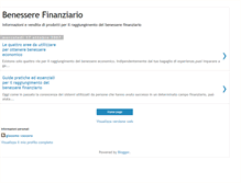Tablet Screenshot of benessereeconomico.blogspot.com
