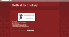 Desktop Screenshot of hot-tech-talk.blogspot.com