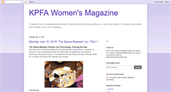 Desktop Screenshot of kpfawomensmag.blogspot.com